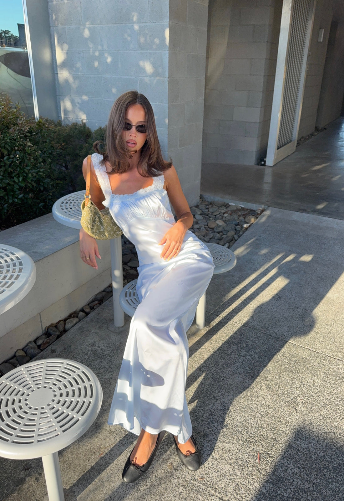 LOVE LETTERS MAXI DRESS - BABY BLUE