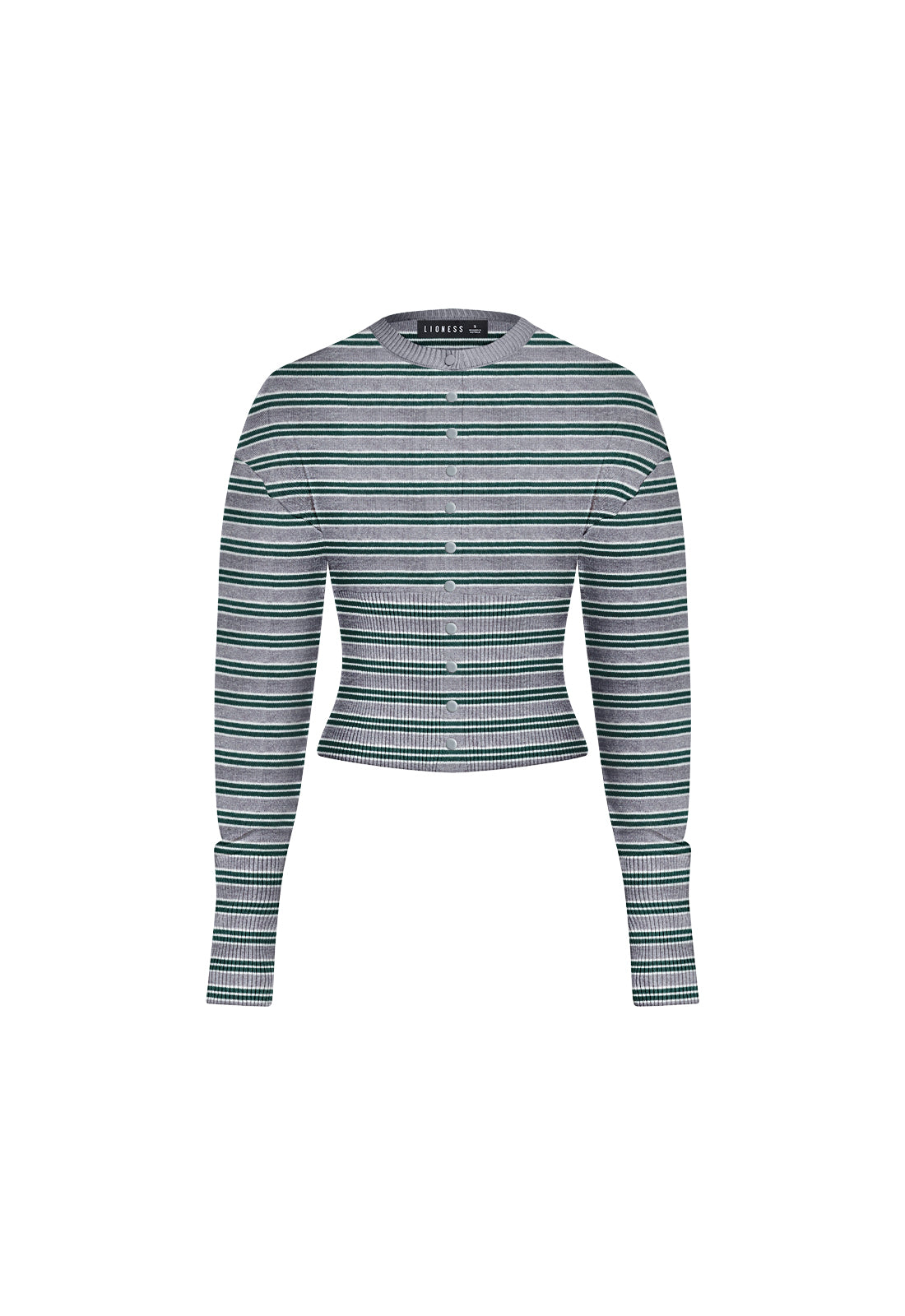 HEAD IN THE CLOUDS CARDIGAN - GREY MOSS