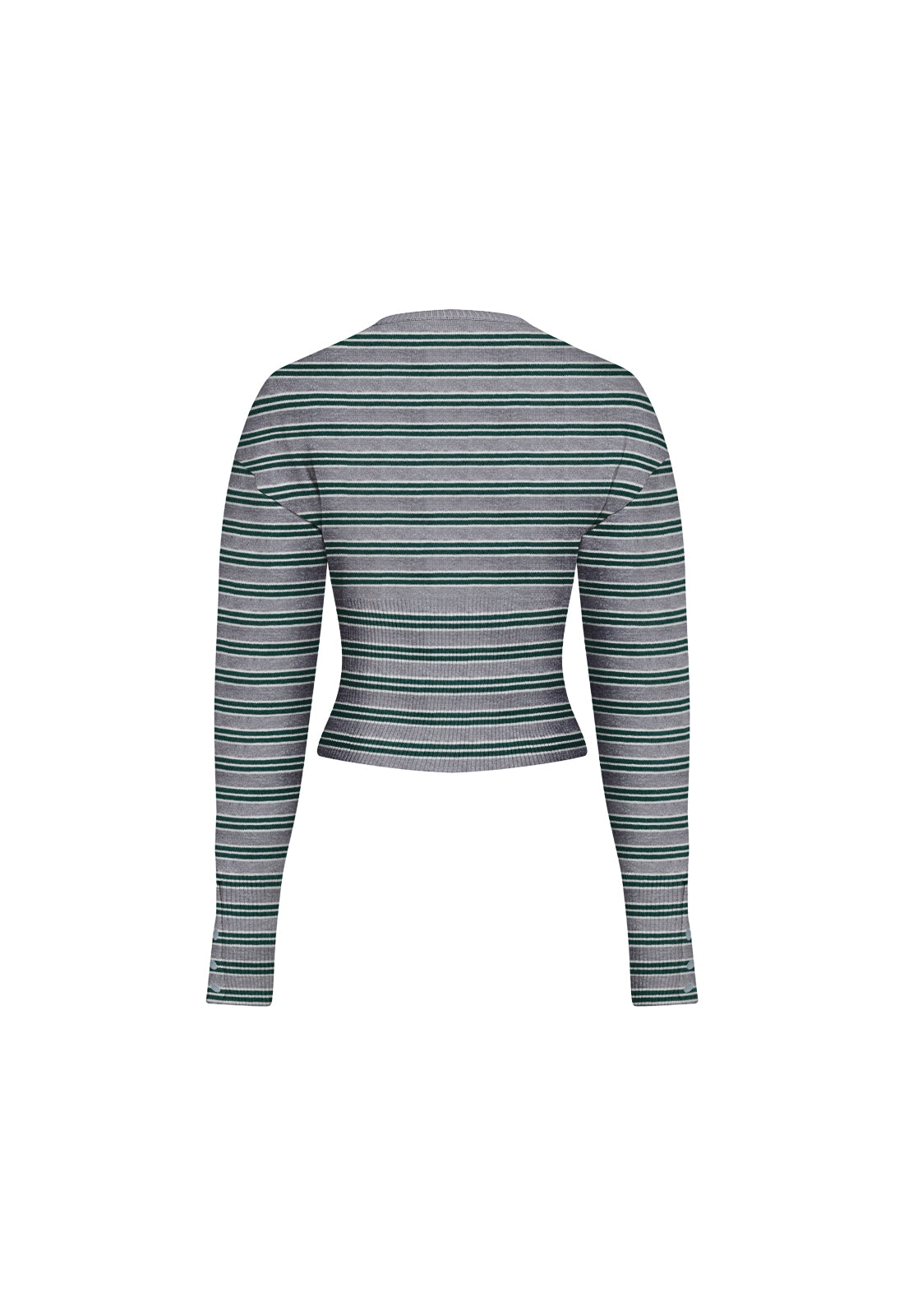 HEAD IN THE CLOUDS CARDIGAN - GREY MOSS