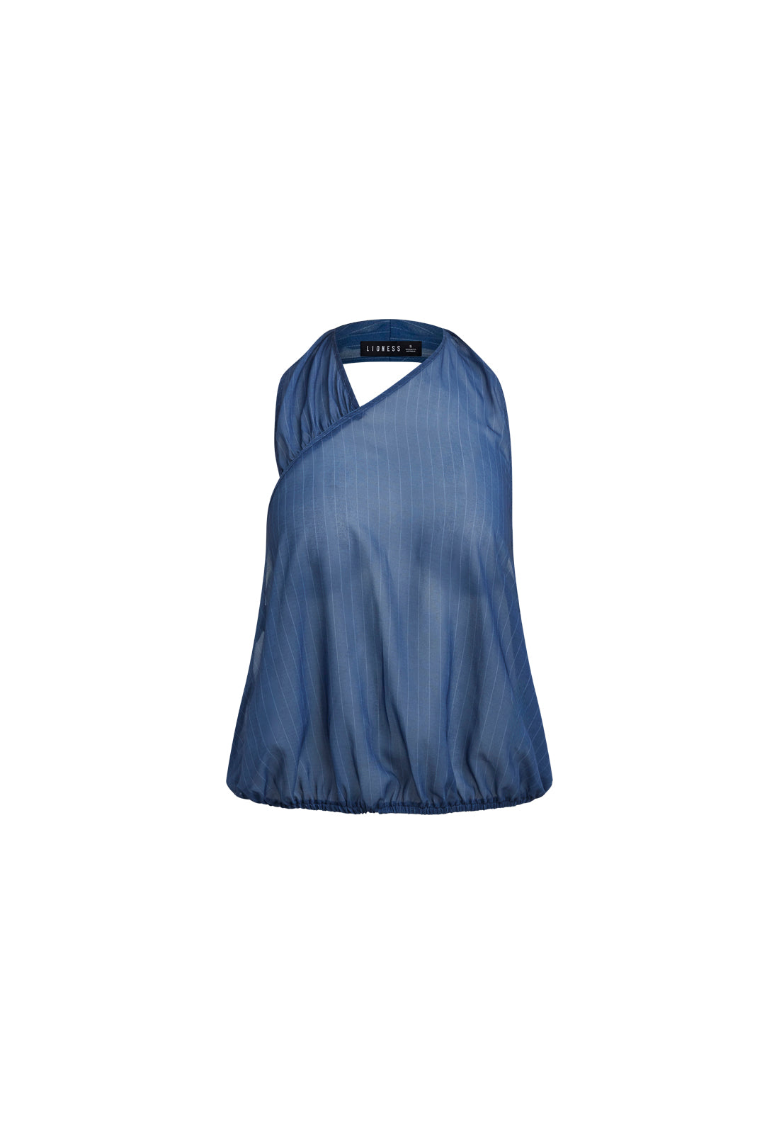 TALLULAH HALTER - PITCH PINSTRIPE