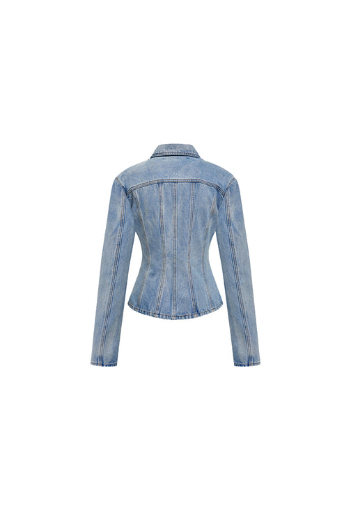 RIDER DENIM JACKET - LIGHT DENIM