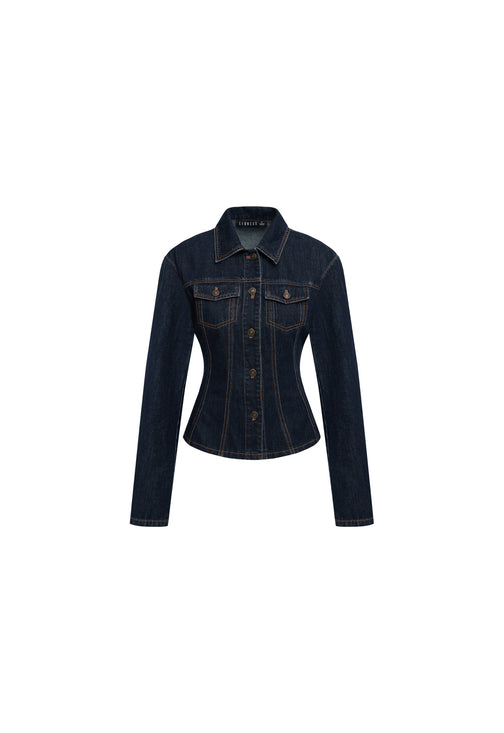 RIDER DENIM JACKET - DARK DENIM