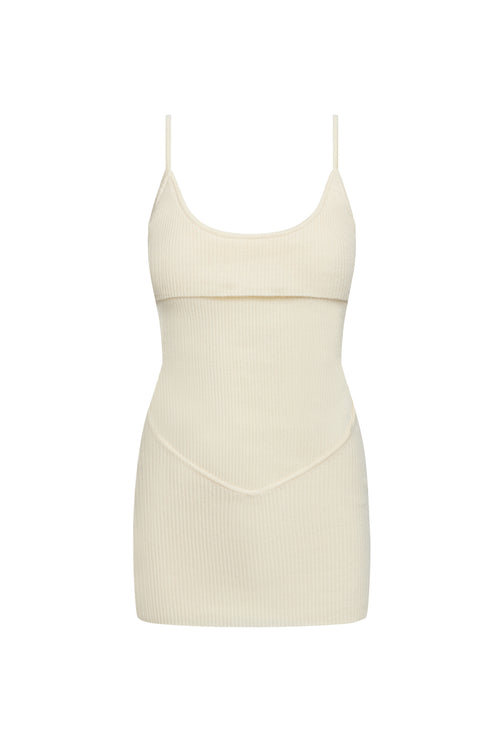 BELLA MINI DRESS - IVORY