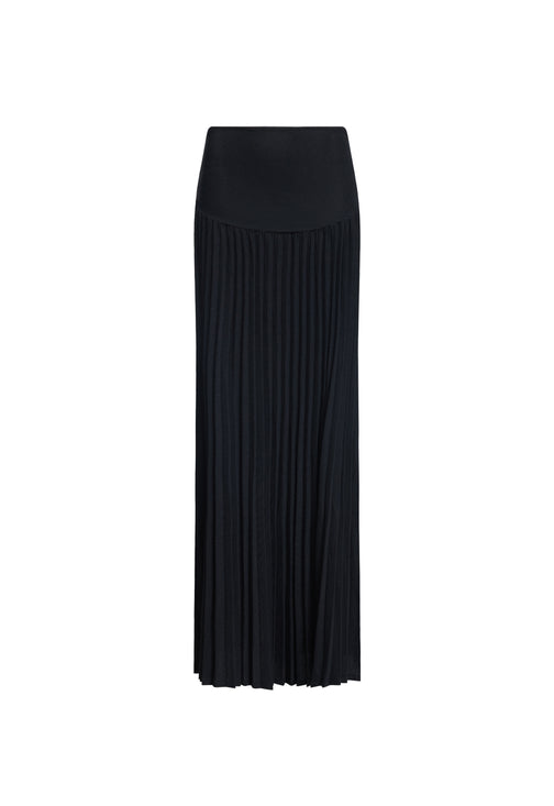 FIELD OF DREAMS MAXI SKIRT - ONYX