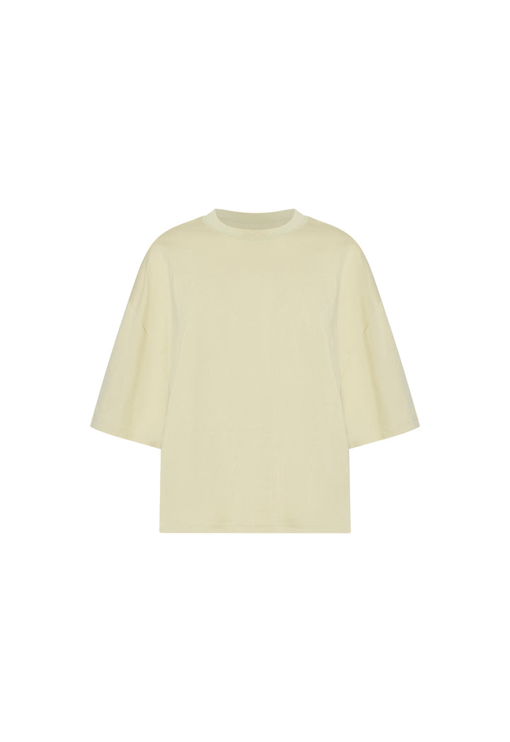 BLOOM SHORT SLEEVE - BEIGE
