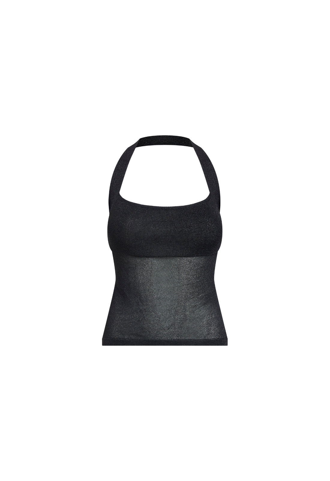 PALISADES HALTER TOP - ONYX