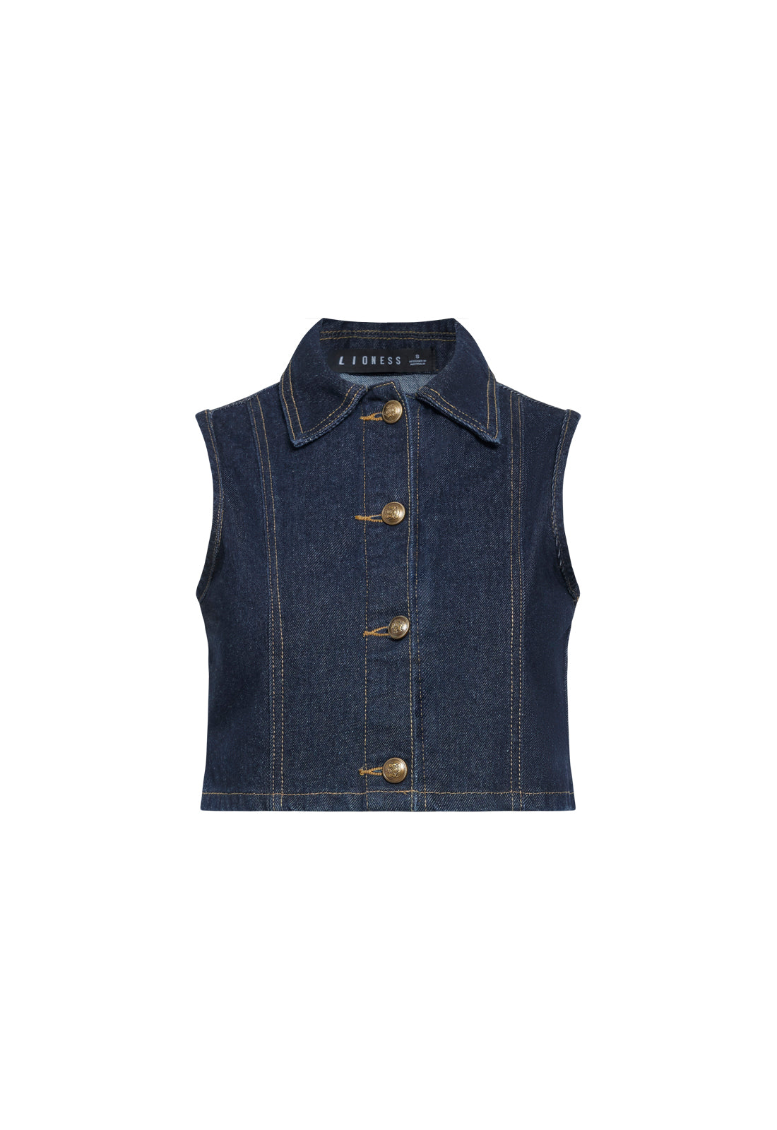 BELLA CROP - INDIGO