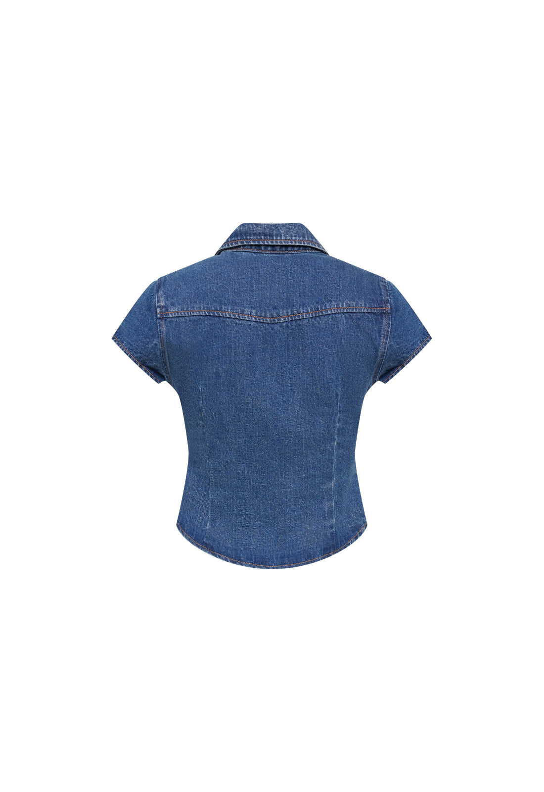VARSITY BLUES TEE - MID BLUE