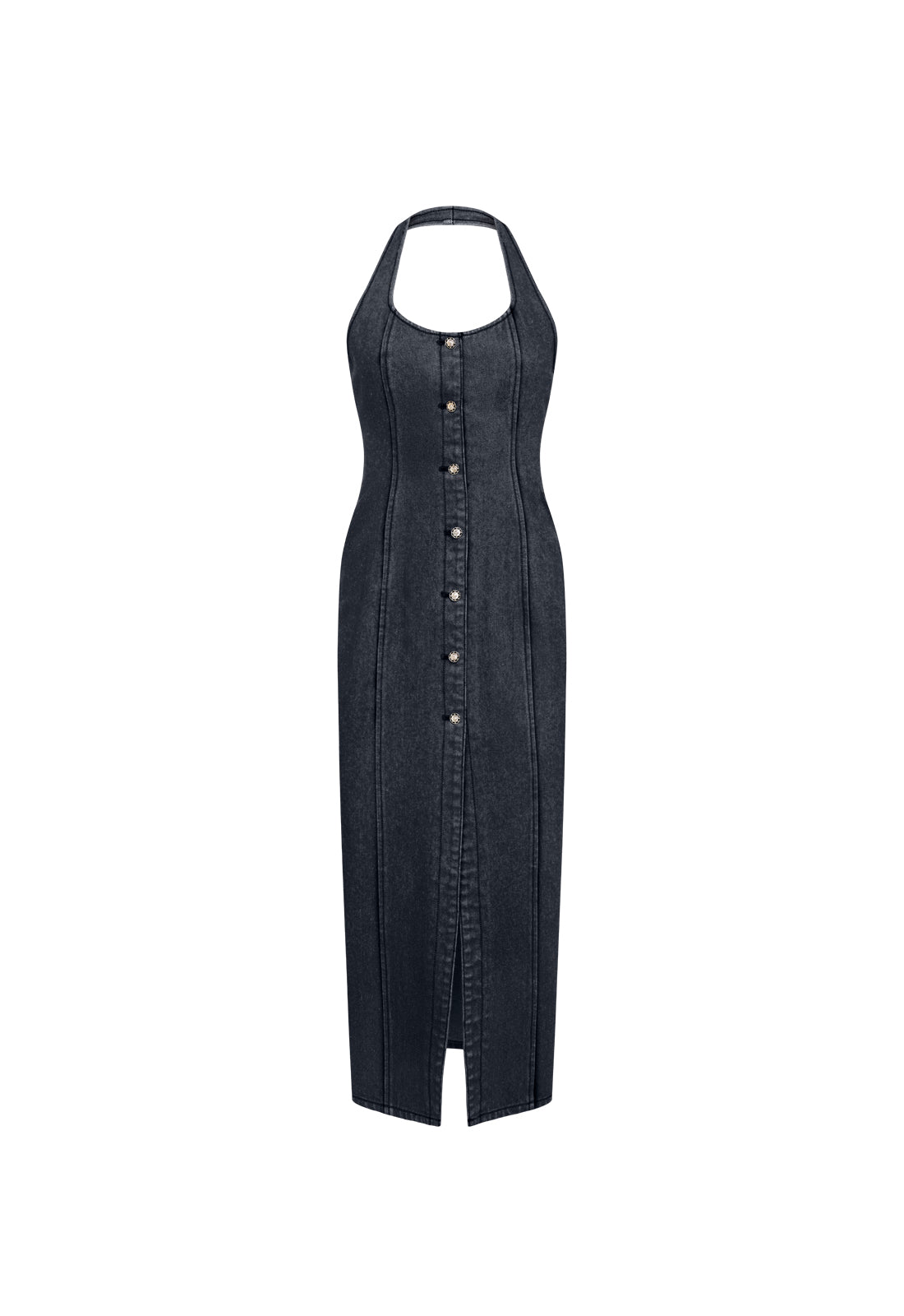 KENNY MAXI DRESS  - WASHED ONYX