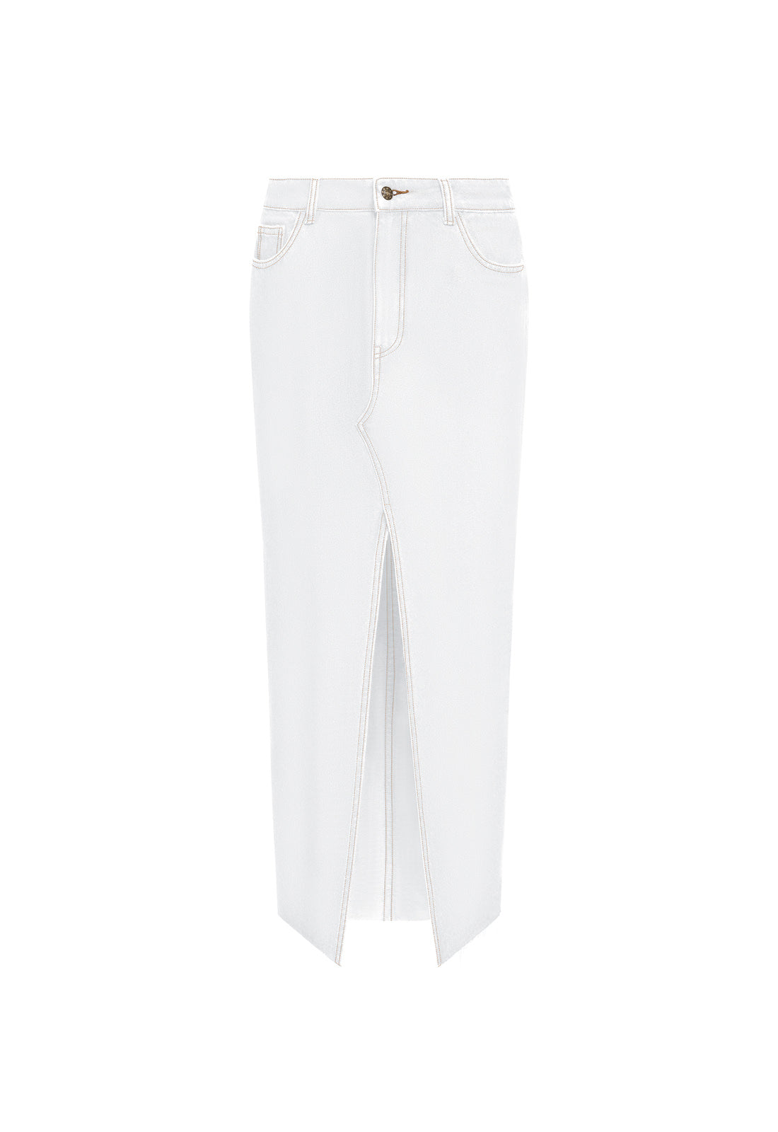 SUPER SWEET MAXI SKIRT - PORCELAIN