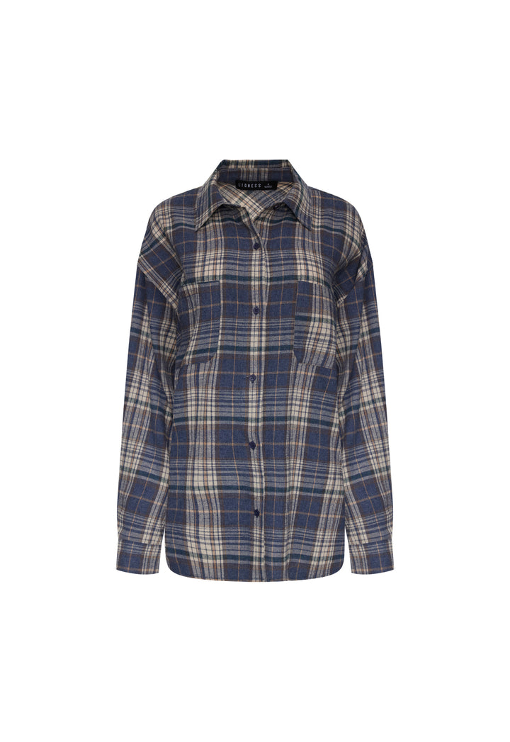 CLARITY SHIRT - ASH PLAID