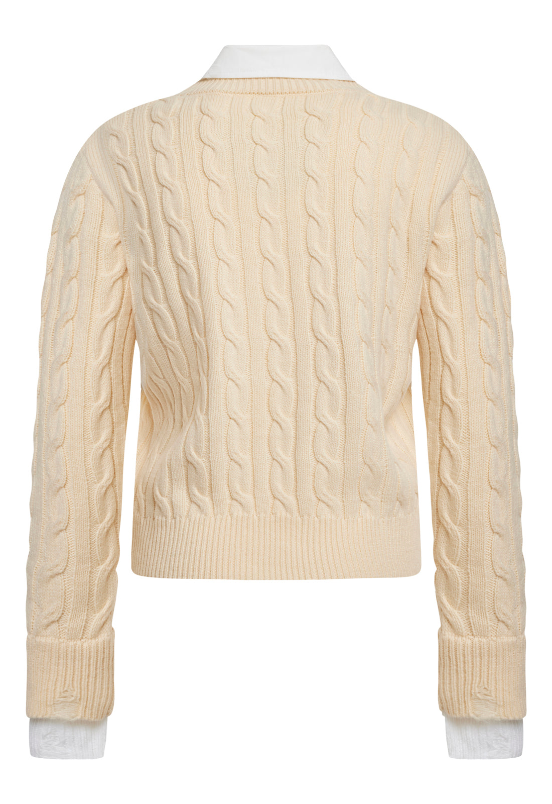 COASTAL CABLE KNIT - CREAM