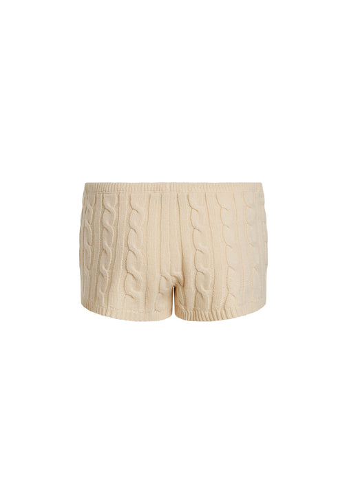 REBORN MINI SHORT - CREAM