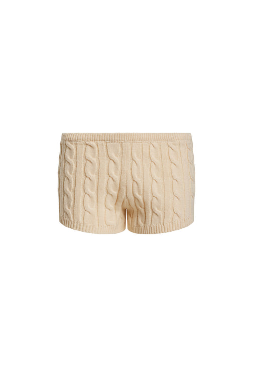 REBORN MINI SHORT - CREAM