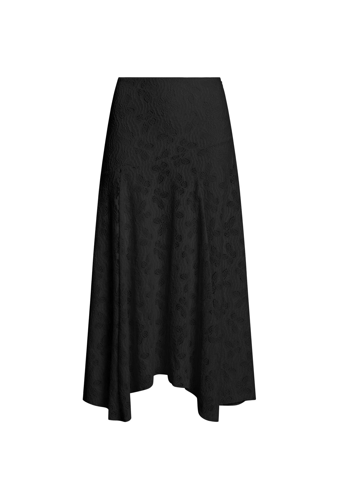 TIDAL MIDI SKIRT - INK