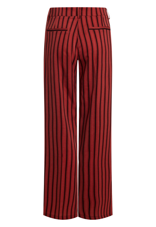 BESSETTE PANT - CRIMSON STRIPE