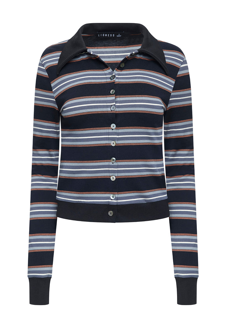 BADA BING JERSEY - NOIR STRIPE