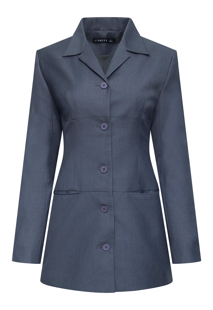 CARMELA MINI DRESS - CHARCOAL
