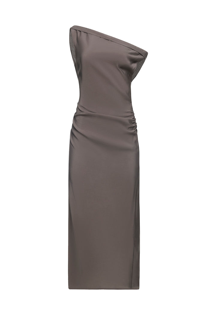 SWEETHEART MAXI DRESS - COCOA