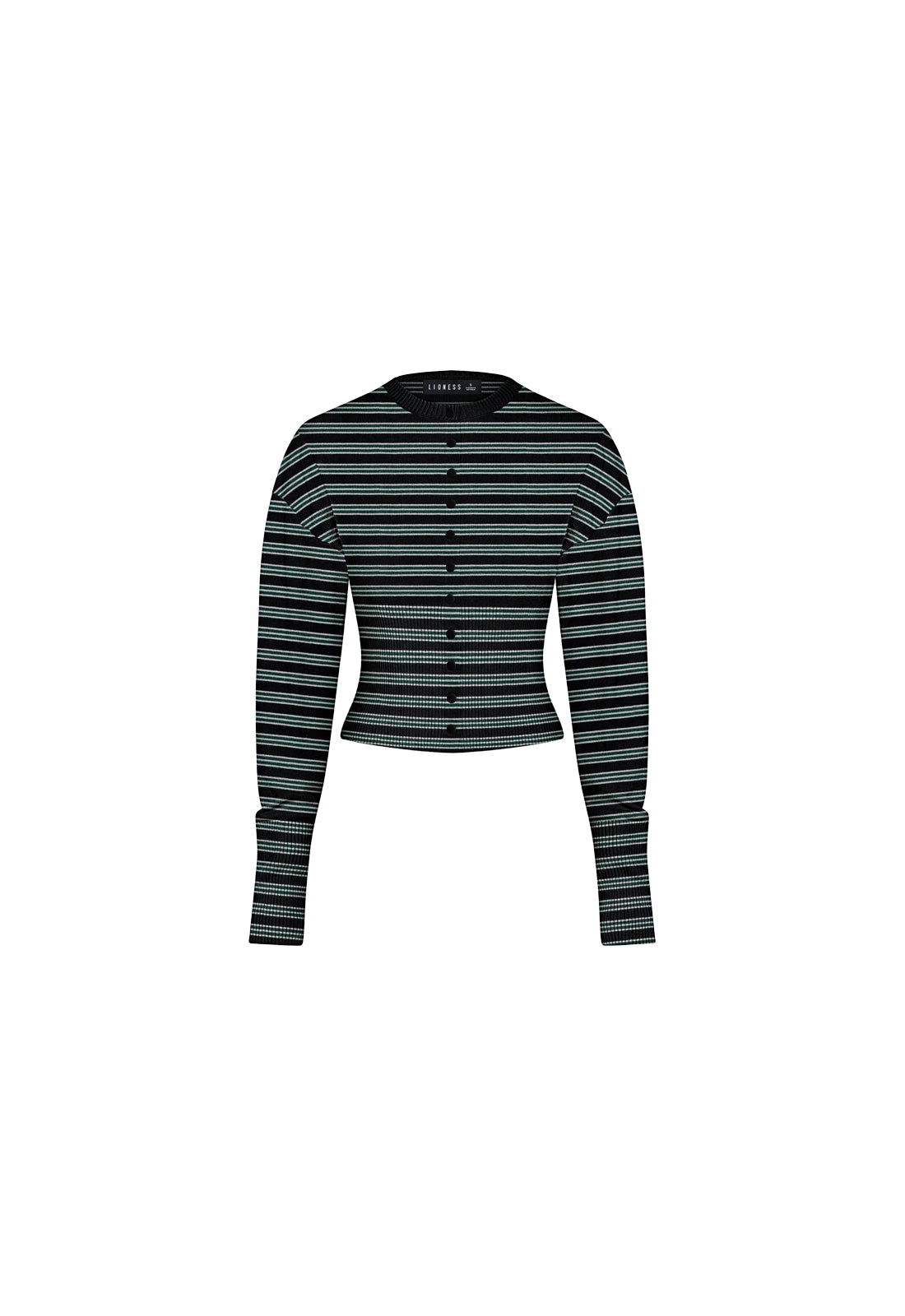 HEAD IN THE CLOUDS CARDIGAN - ONYX MOSS