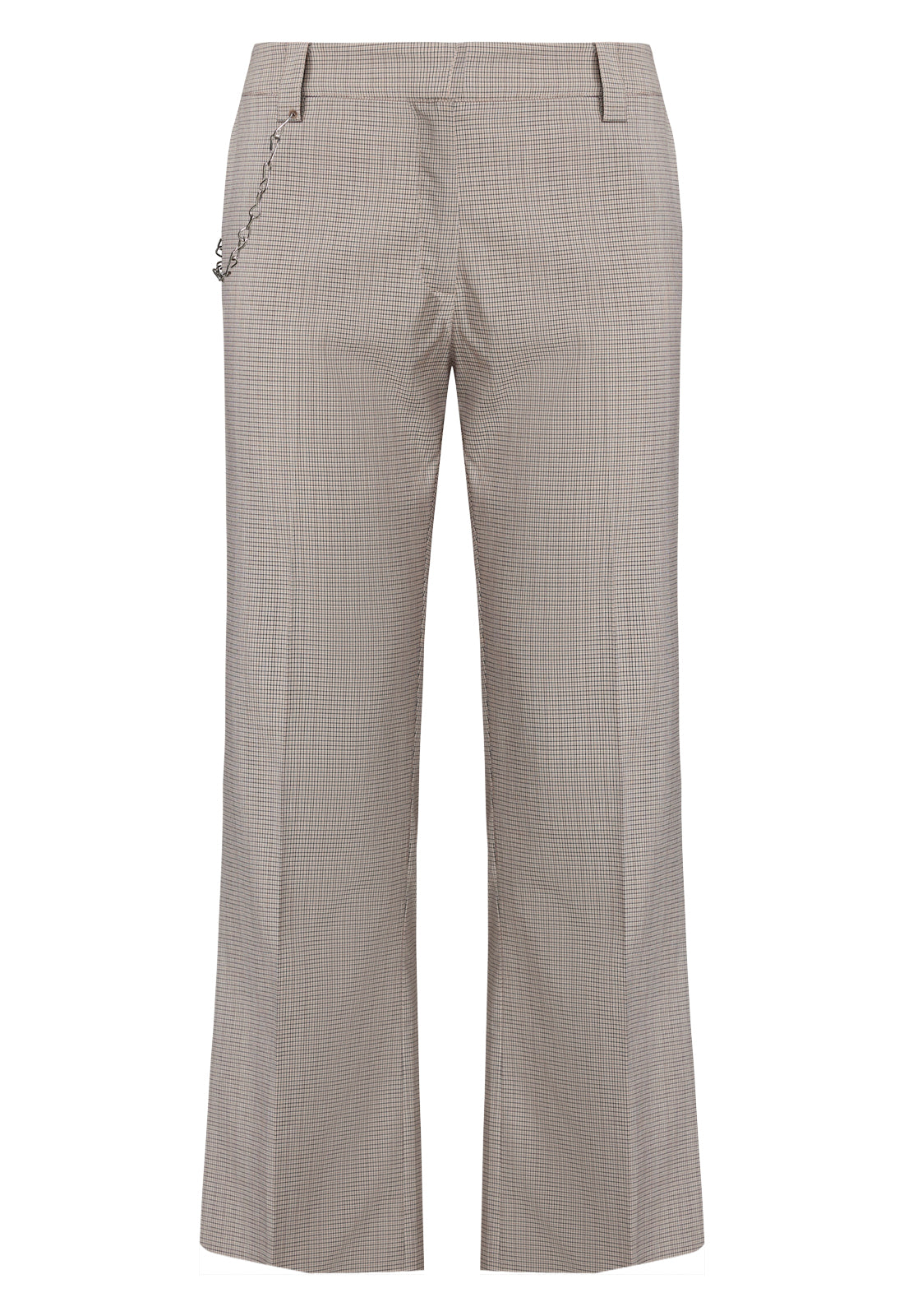 BESSETTE PANT - BEIGE GINGHAM