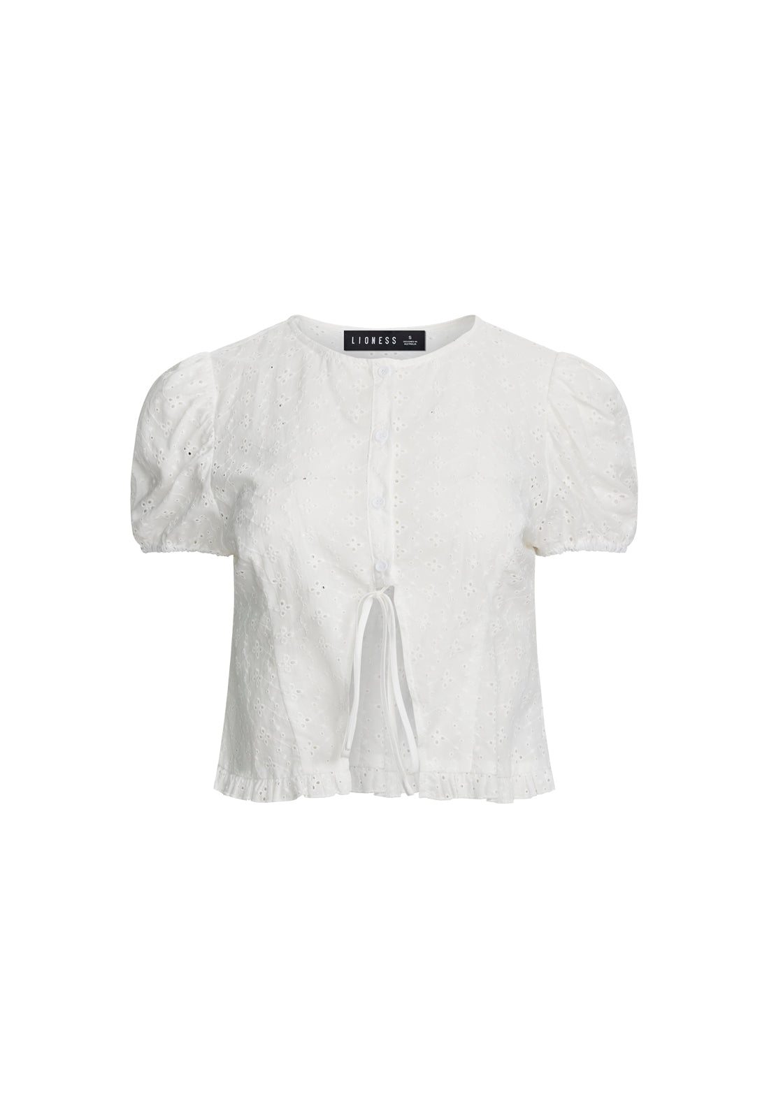 BARDOT TOP - PORCELAIN