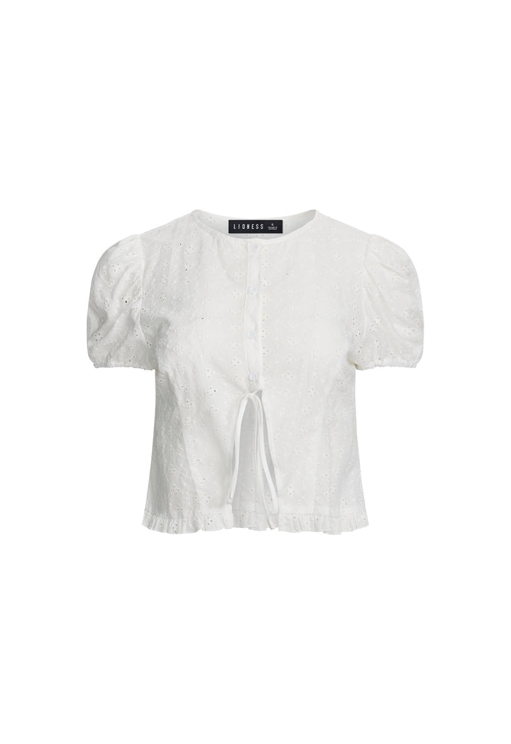 BARDOT TOP - PORCELAIN