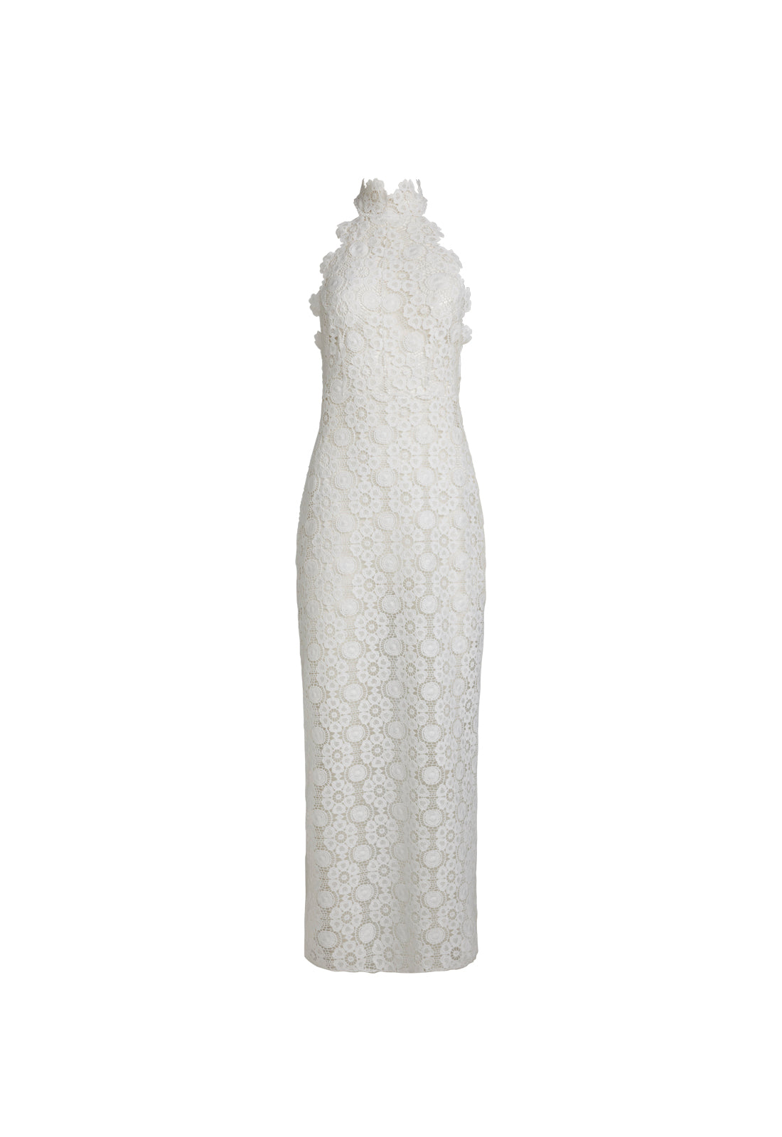 TROPHY MAXI DRESS - PORCELAIN