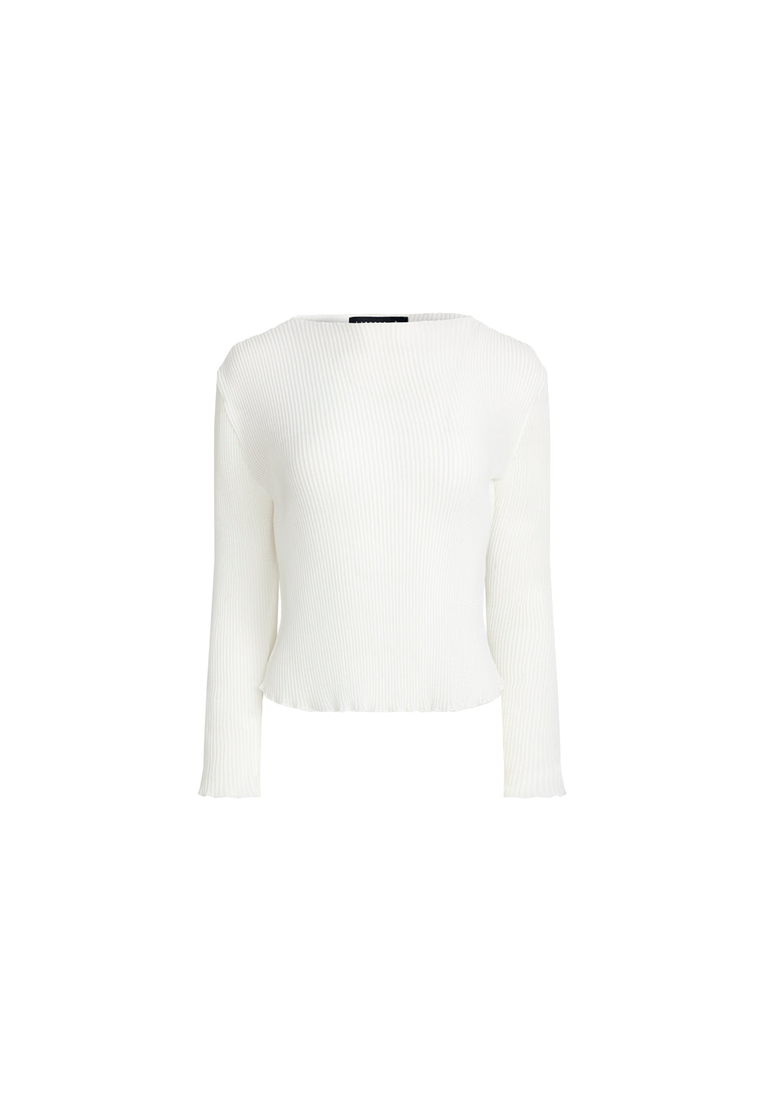 FORD LONG SLEEVE TOP - PORCELAIN