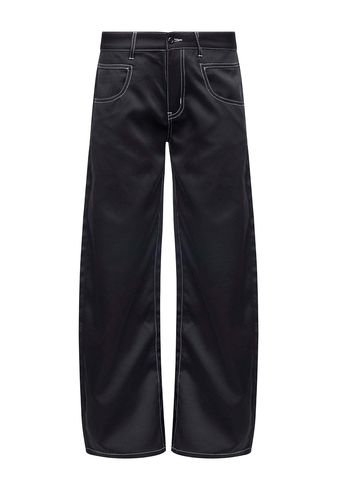 SERENITY SATIN PANT - NOIR