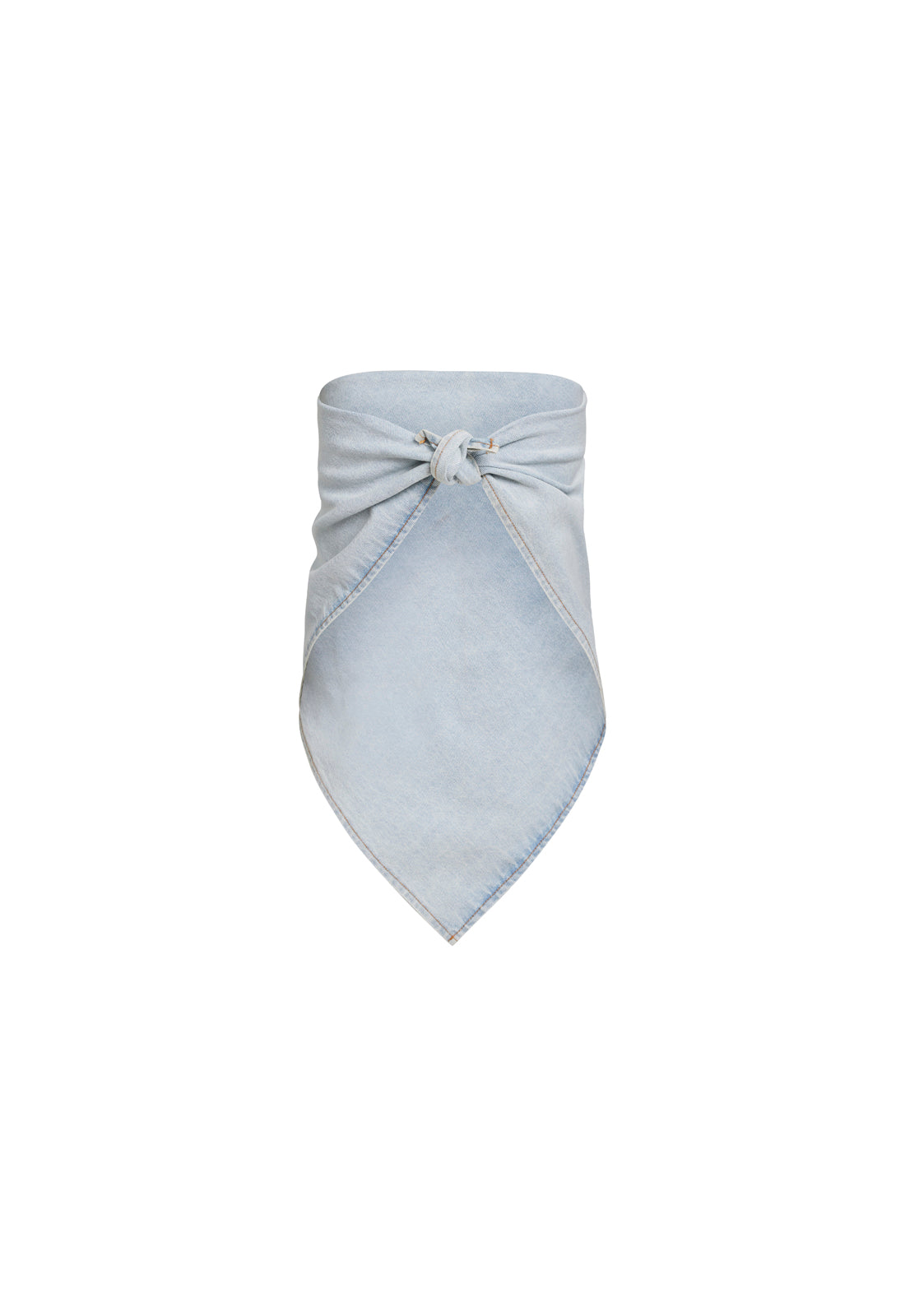 NEW YORK BANDANA TOP  - LIGHT DENIM