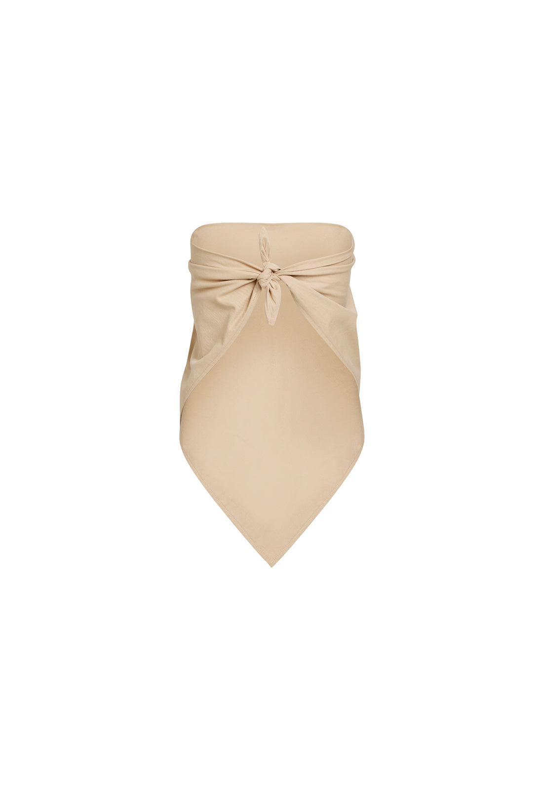 NEW YORK BANDANA TOP  - CAMEL
