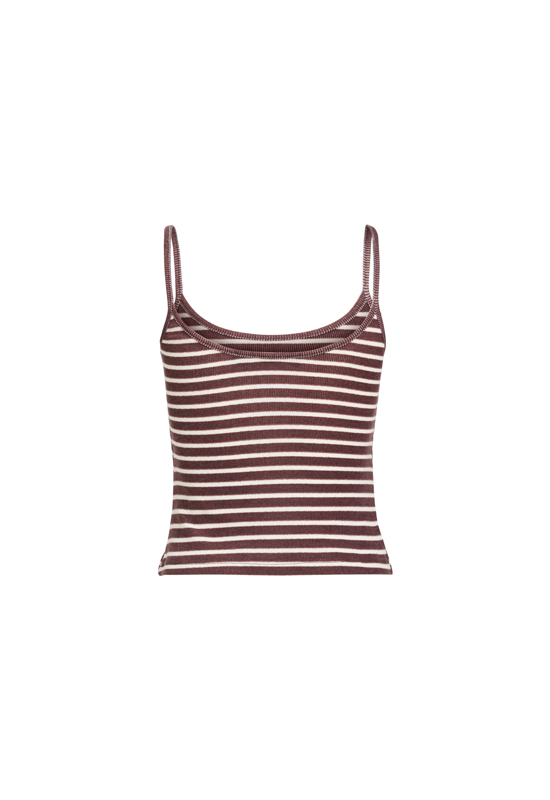CARRIE CAMI  - WINE STRIPE