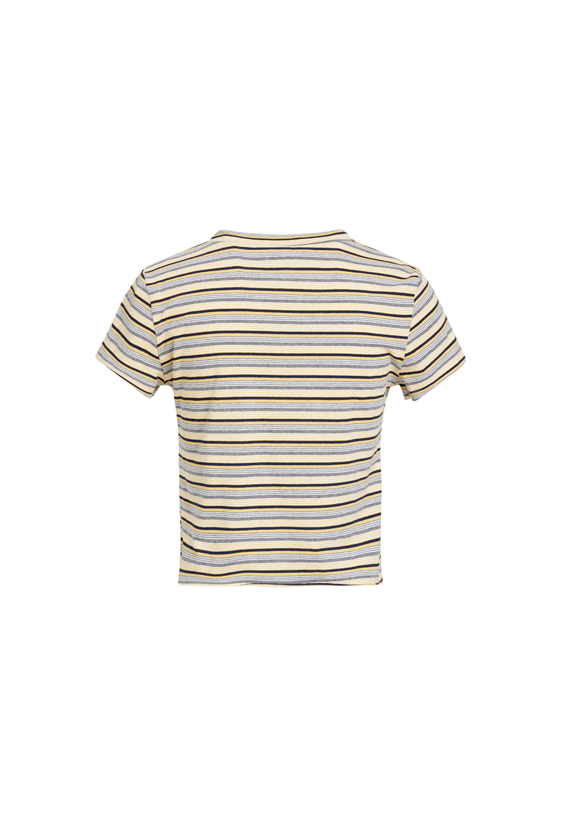 NORTH LIGHT TEE - YELLOW STRIPE