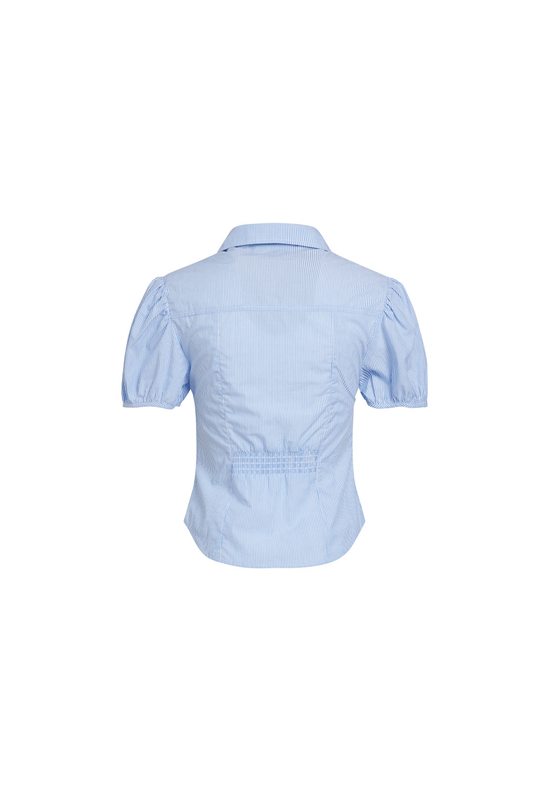 MON CHERI BLOUSE - BLUE STRIPE