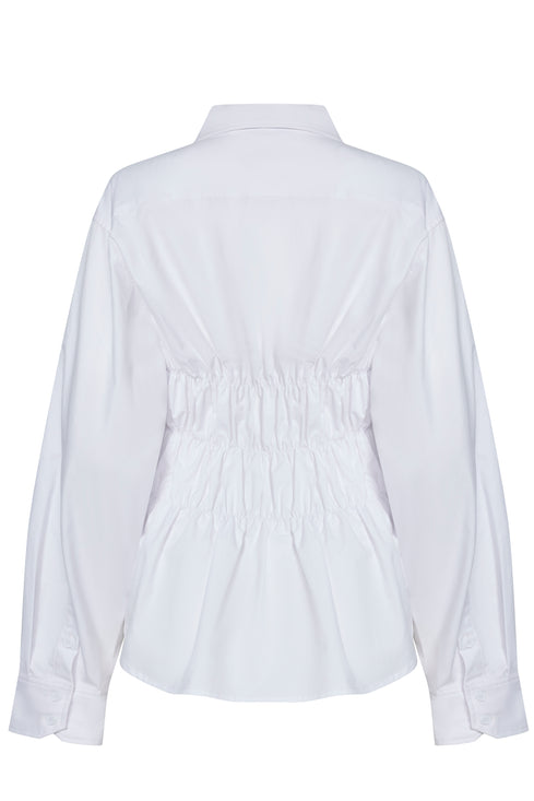 CHLOE SHIRT - PORCELAIN