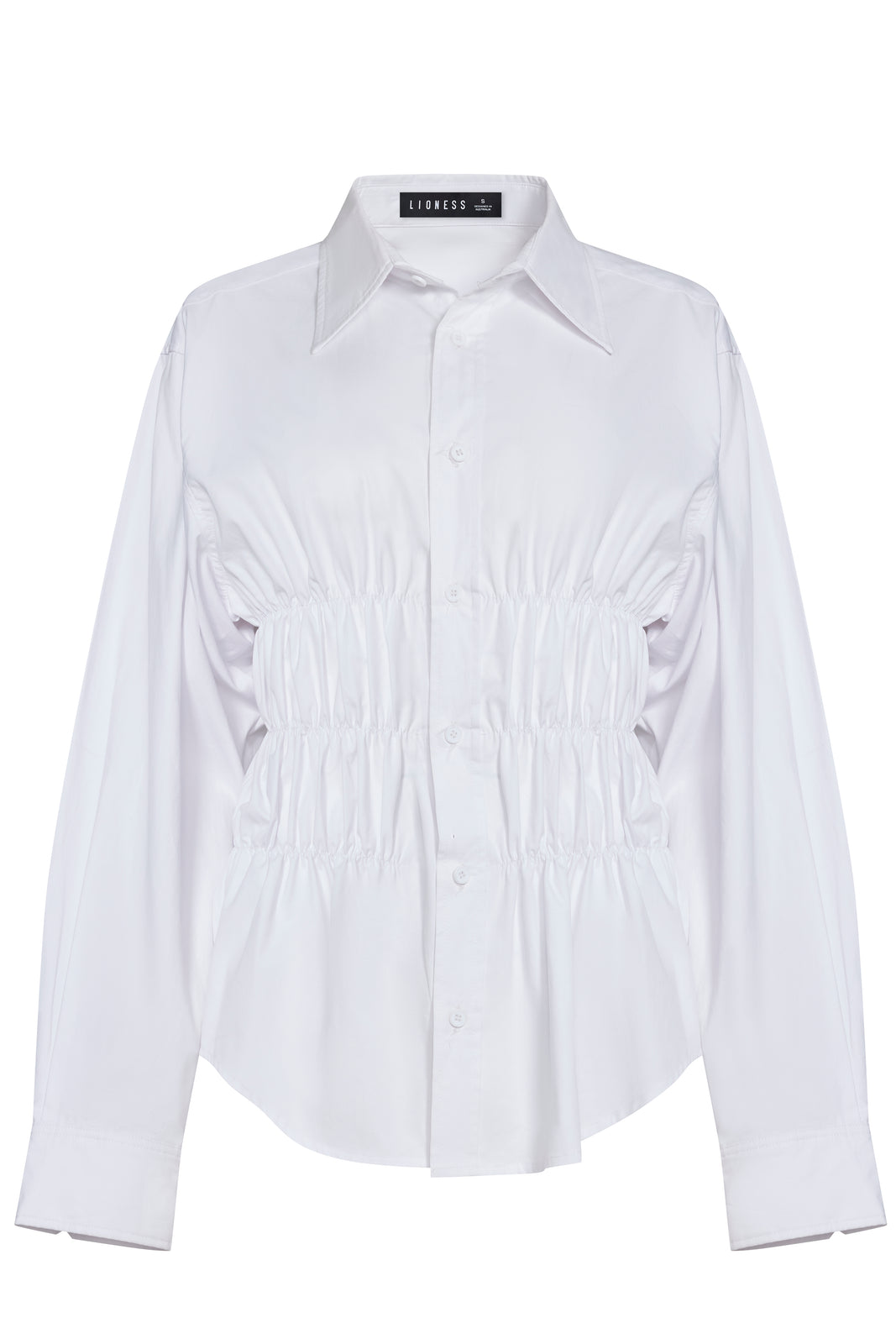 CHLOE SHIRT - PORCELAIN