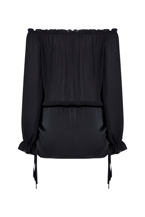 SEVIGNY MINI DRESS  - ONYX