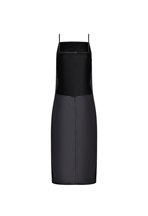 ALEXA MIDI DRESS  - ONYX