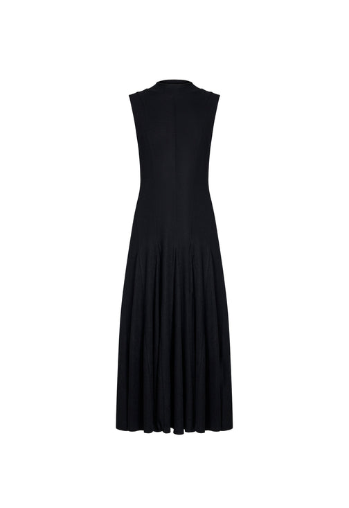 INDI MIDI DRESS  - ONYX