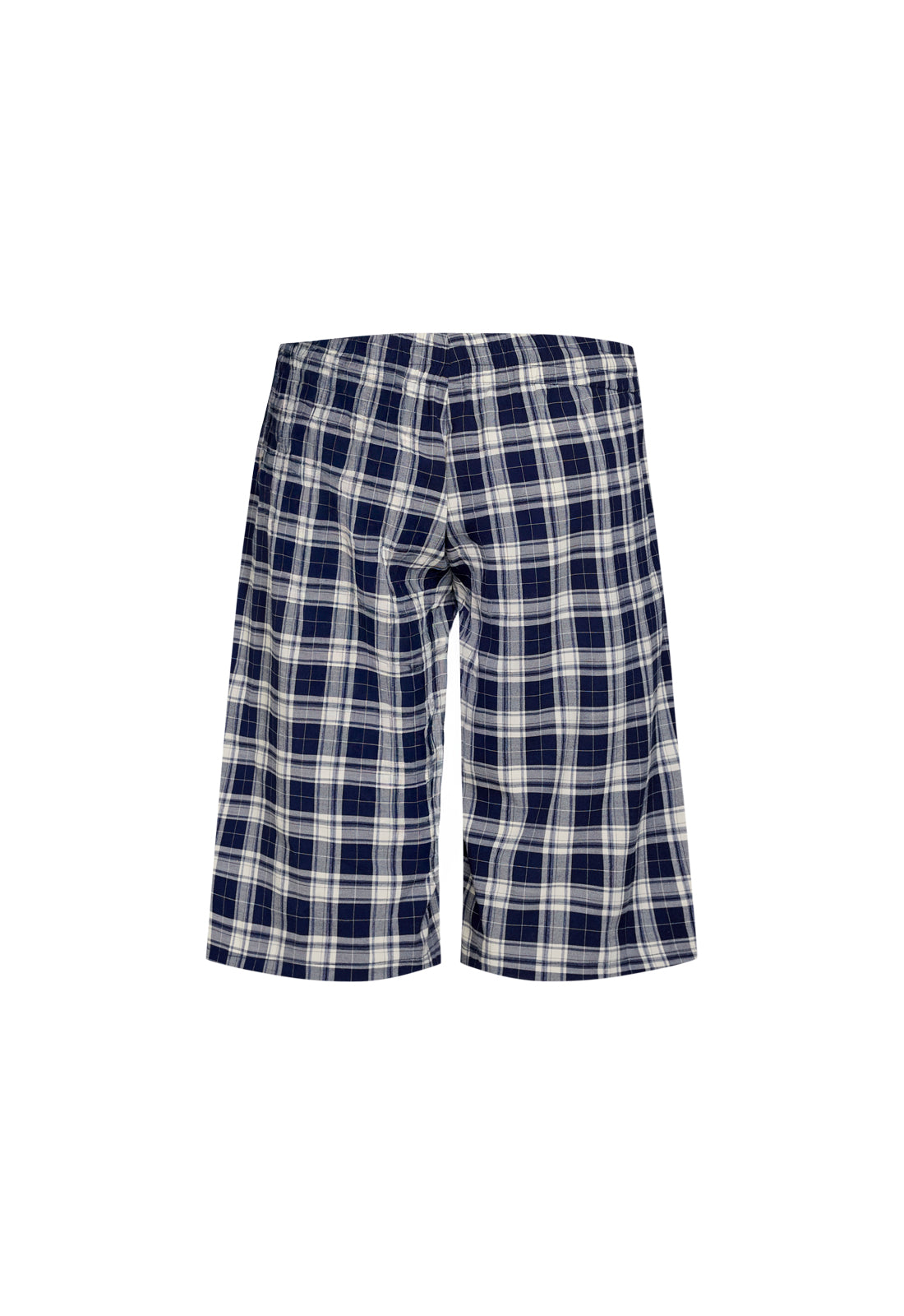 SEVIGNEY LONG SHORT  - NAVY CHECK