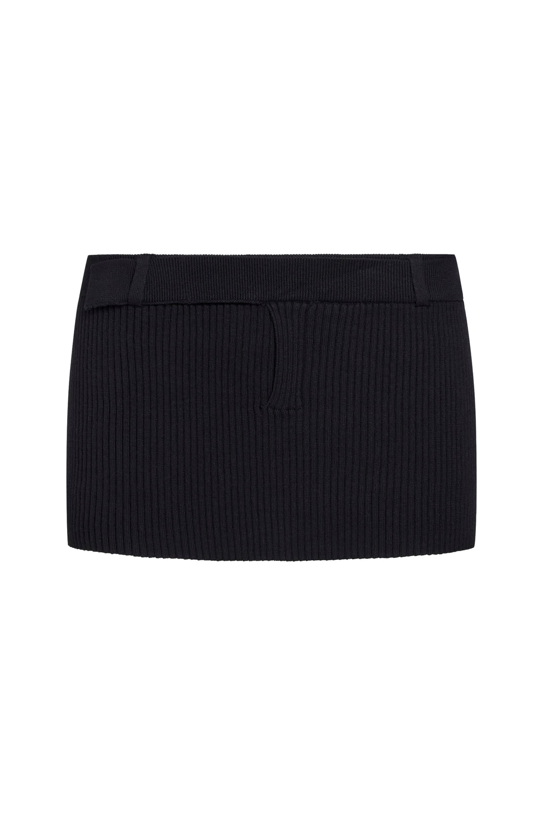 NORTH LIGHT KNIT SKIRT  - ONYX