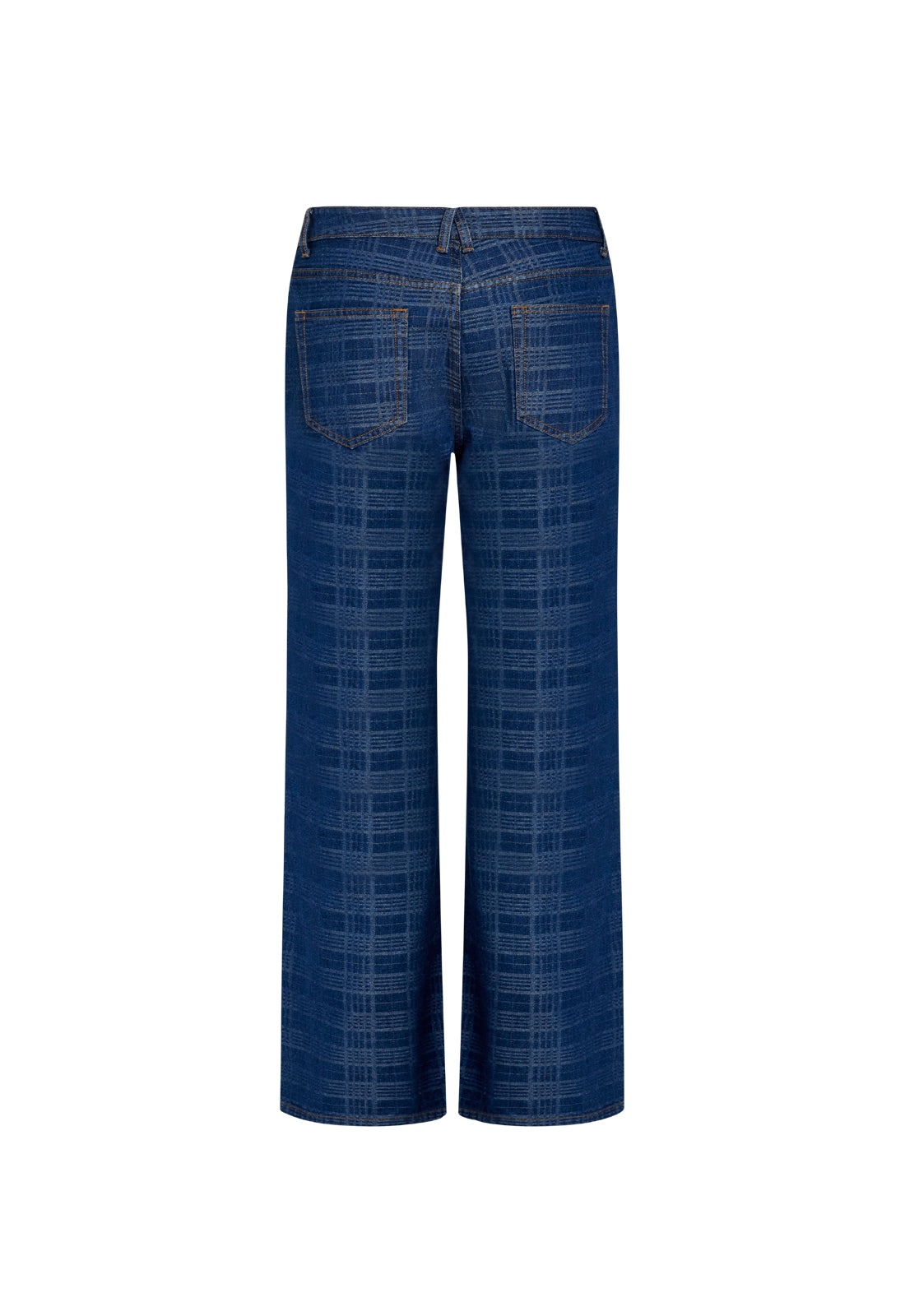 TOP MODEL JEAN - INDIGO PLAID