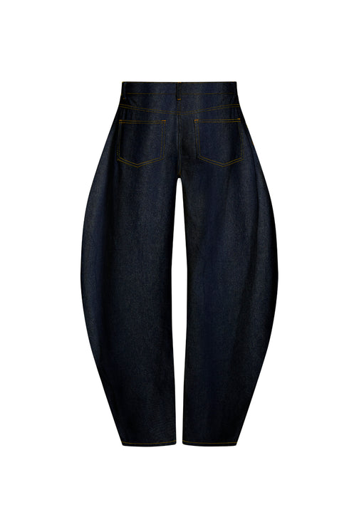 HORSESHOE JEAN - DARK DENIM