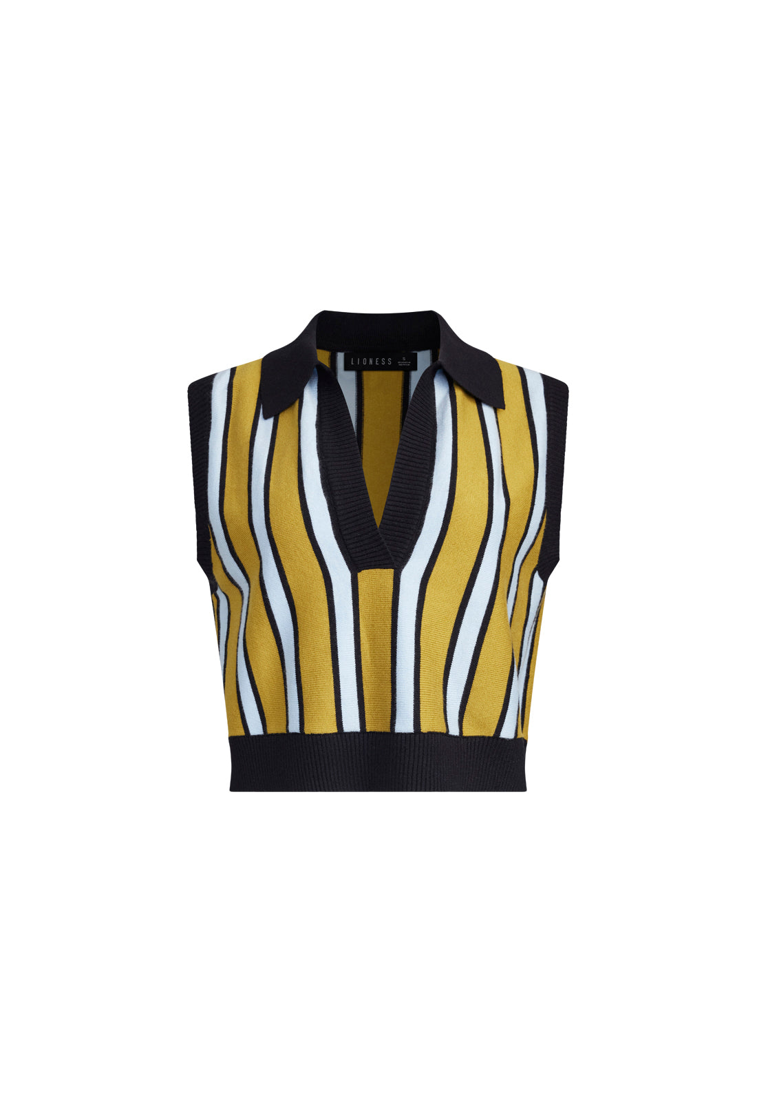 MALIBU BOYFRIEND VEST - EARTH STRIPE