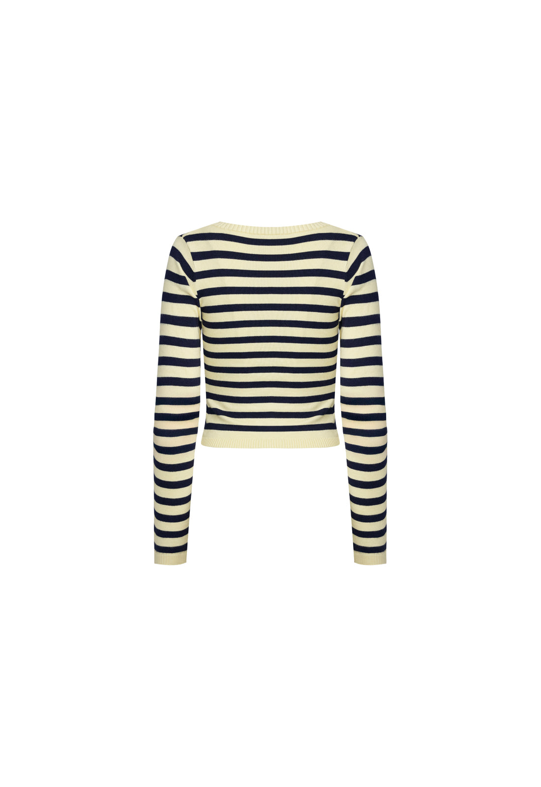 BARBIE LONG SLEEVE TOP - NAVY STRIPE