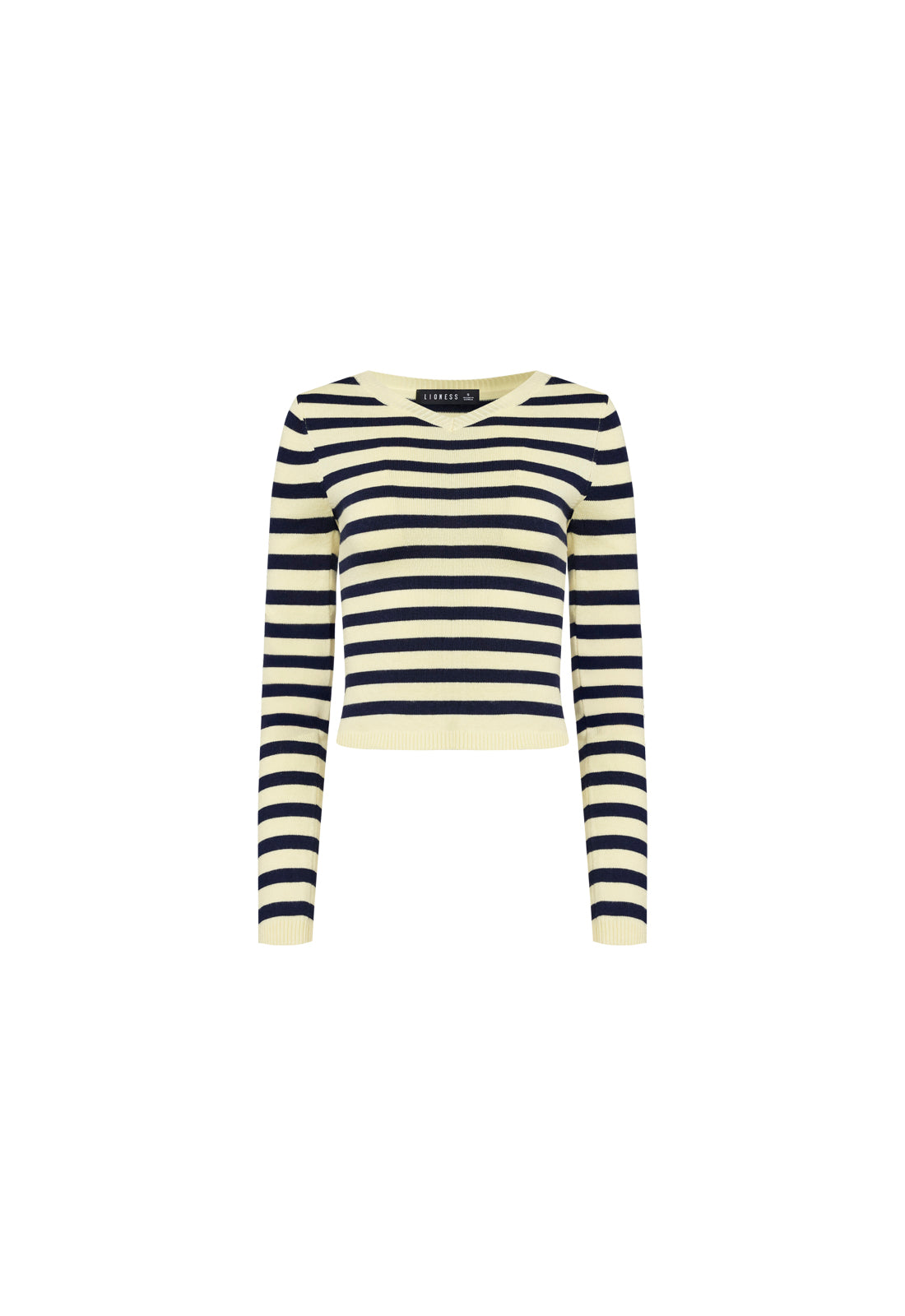 BARBIE LONG SLEEVE TOP - NAVY STRIPE