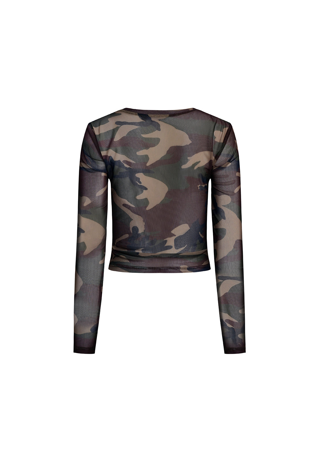 THE BOULEVARD MESH TOP - CAMO