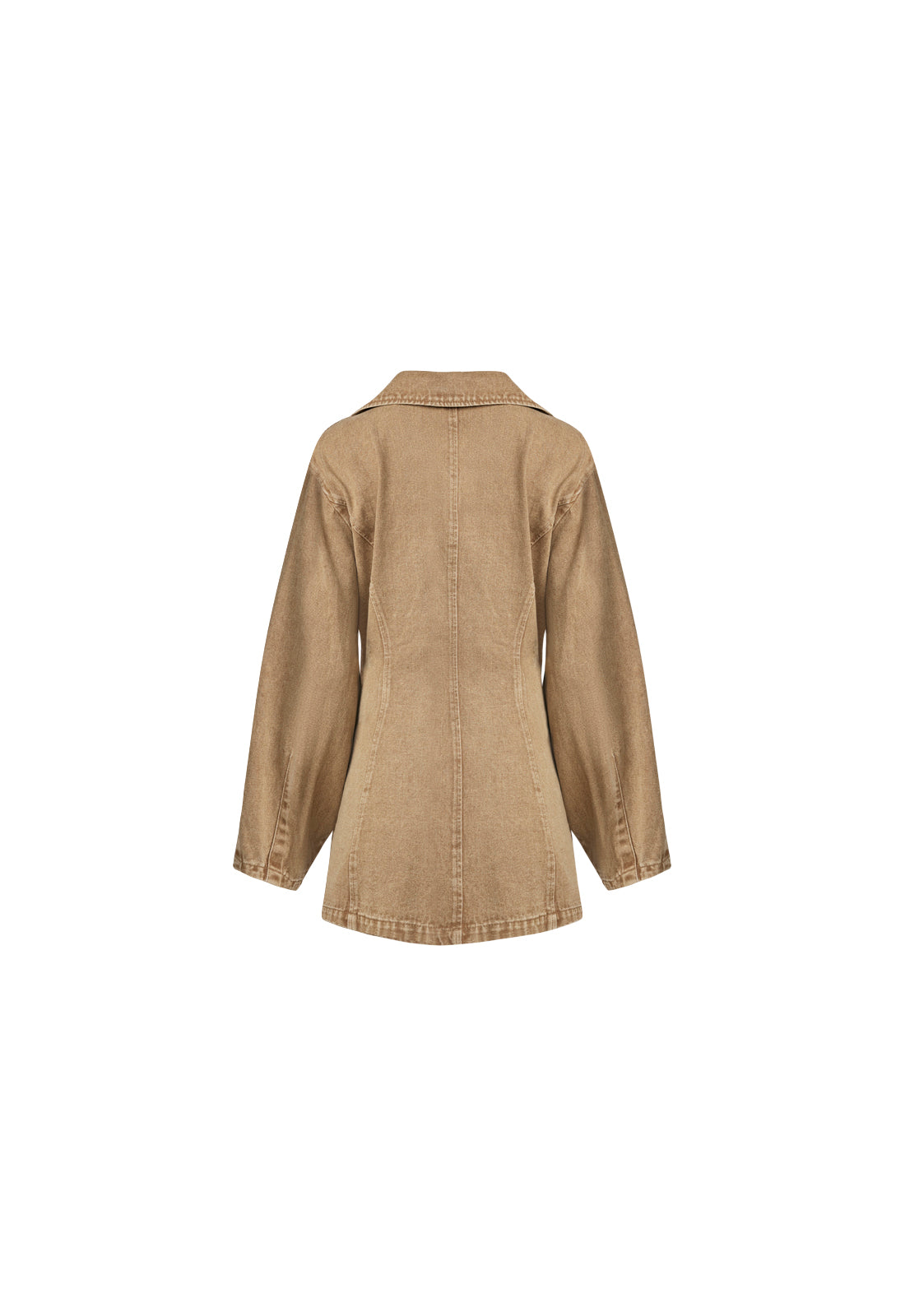 DOLLHOUSE DRESS - WASHED CAMEL
