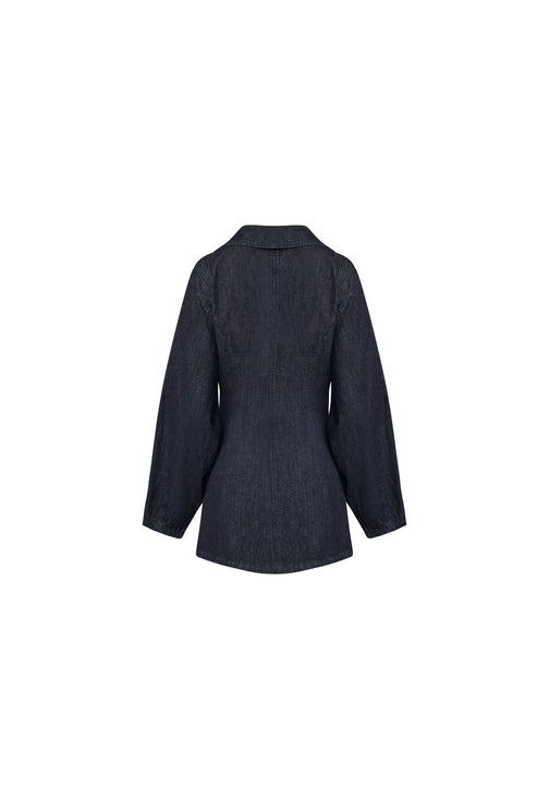 DOLLHOUSE DRESS - DARK DENIM